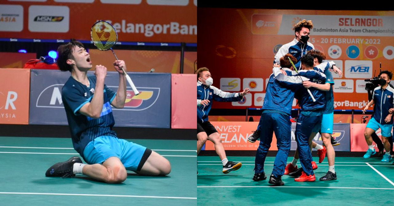 Malaysia Mens Squad Wins Badminton Asia Team Championships Title For The First Time
