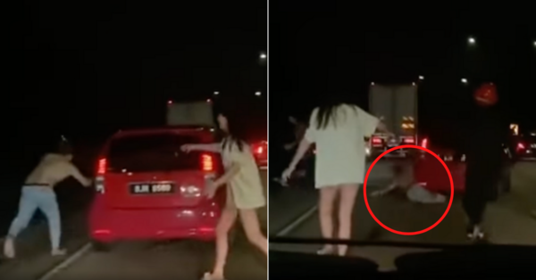 [VIDEO] Un homme traîné par Myvi après avoir causé une collision avec 4 véhicules