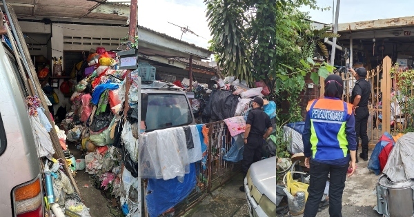 [FOTO] Ainsi, les nids de reproduction des moustiques, les maisons pleines d’ordures et de produits recyclés sont pillées