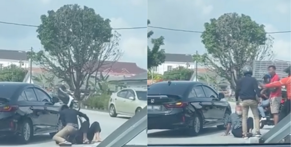 [VIDEO] Un motard de Shah Alam arrêté après avoir attaqué une personne âgée en colère