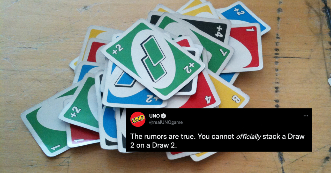 UNO - Lay it out on the table, what are your House Rules for UNO? Besides  stacking, we know you love stacking.
