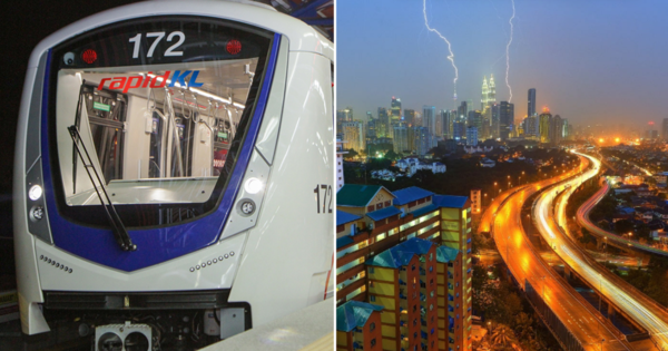 Kelana Jaya LRT Line Is Back In Service After Being Struck By Lightning