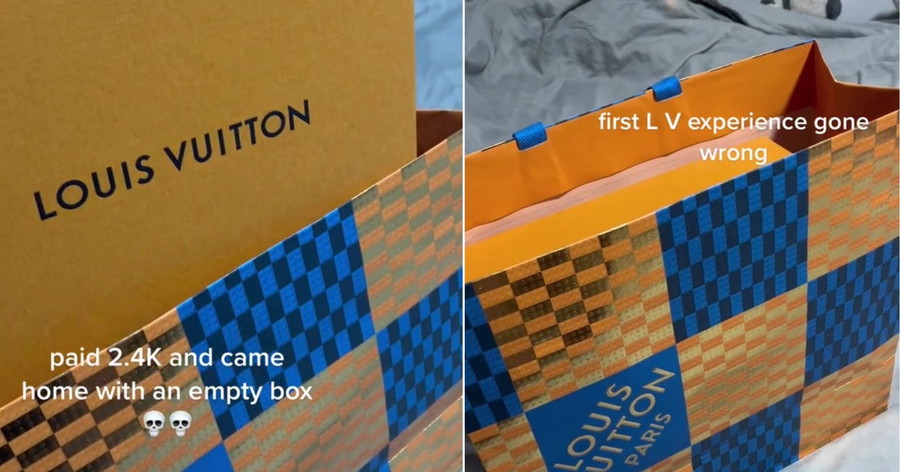 Set of Two Louis Vuitton Empty Boxes 