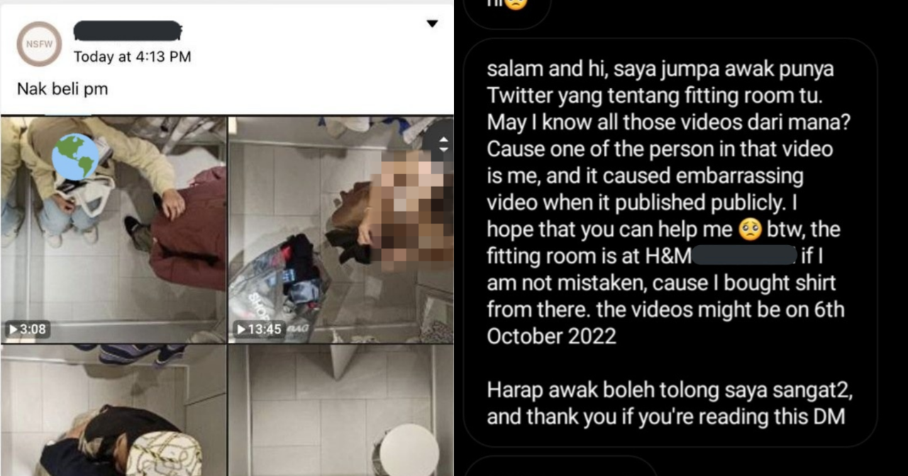 1280px x 672px - Hidden Cameras Are Allegedly Recording M'sians In H&M Fitting Rooms