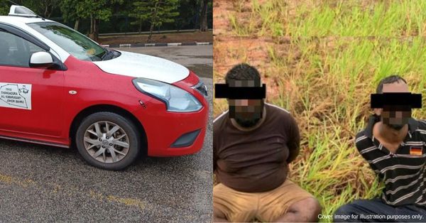 Police Nab 2 Men Who Robbed Taxi Driver At Knife Point On Same Day In Johor 