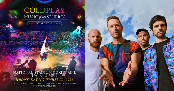 Coldplay Is Finally Coming To Malaysia On 22 November