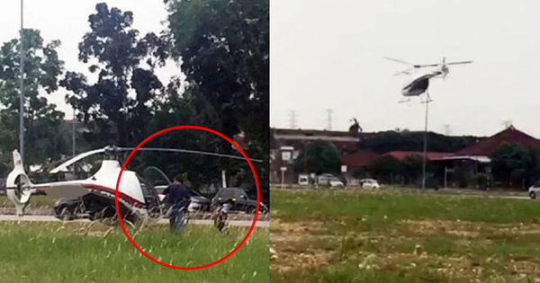 [VIDEO] Student Goes To Shah Alam School In A Helicopter
