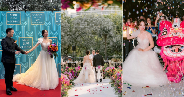 Couple Throw Crazy Rich Asians Themed Wedding In Singapore The