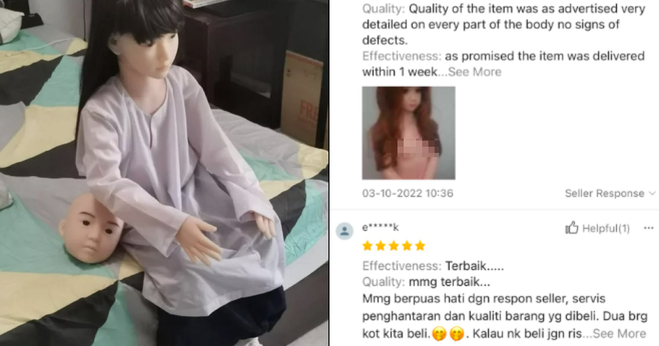 Shopee Takes Action After Netizen Highlights Child-Like Sex Dolls Being  Sold On Its Site