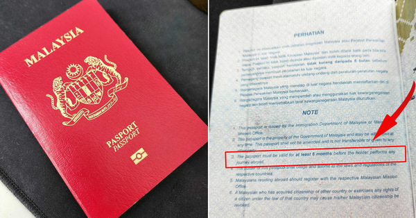 Why Do Malaysian Passports Have A 6 Month Validity Before Expiring