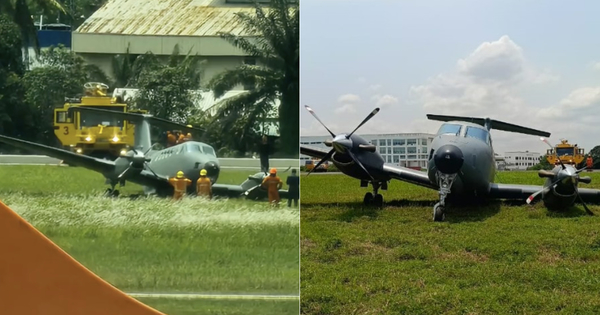 Video Shows Airplane Crash Landing In Subang