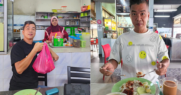 Man Single-Handedly Saves His Favourite Nasi Lemak Stall From Closing Down