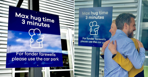 "Inhumane" — New Zealand Airport Introduces 3-Minute Hug Limit ...