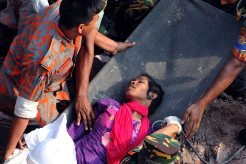 Bangladeshi Woman Rescued After 17 Days In The Rubble
