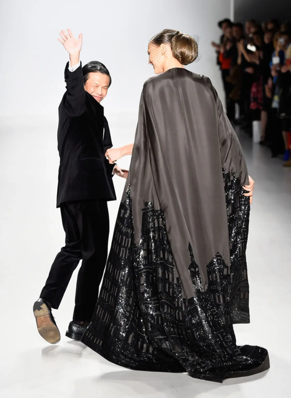 The cape made an appearance during the Mercedes-Benz Fashion Week in fall 2015.