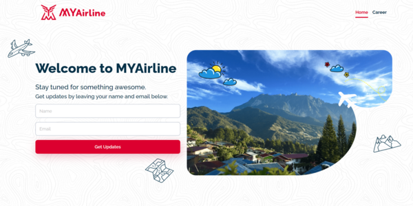 MYAirline's website as of 10 May 2022.