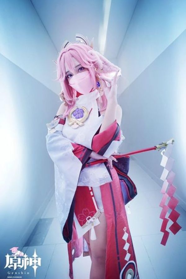 Lizzy as Yae Miko from 'Genshin Impact'