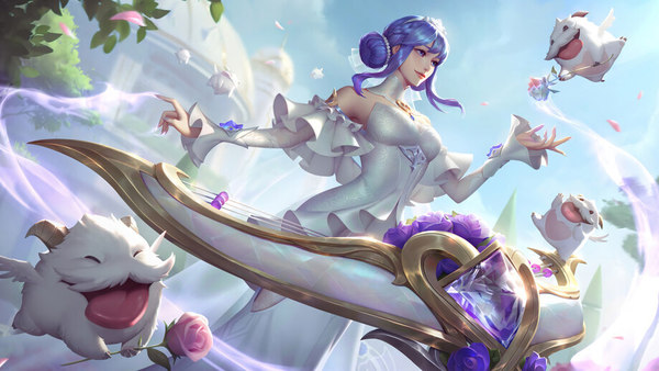 Crystal Rose Sona from 'League of Legends'