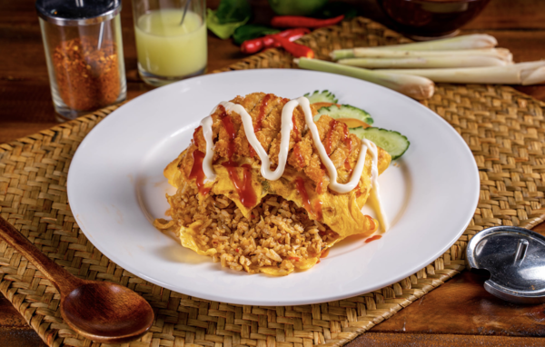 Pattaya Fried Rice with Chicken Chop