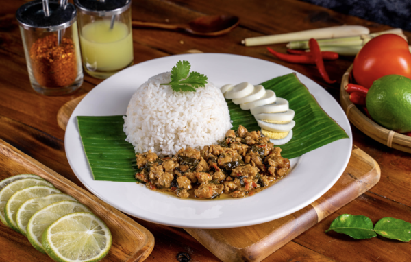 Thai Basil Minced Chicken Rice