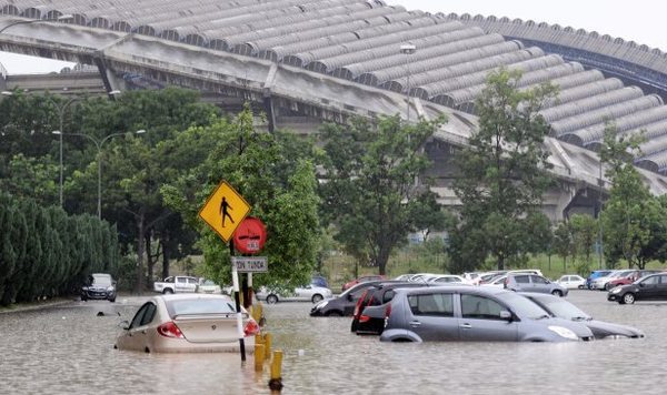 The stadium was damaged by floods in 2015.