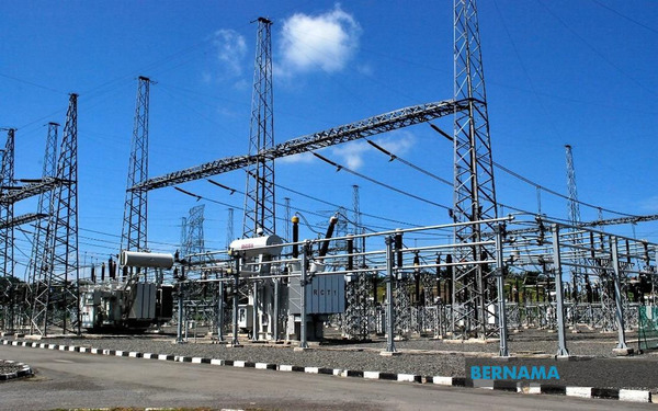 Yong Peng North power substation.