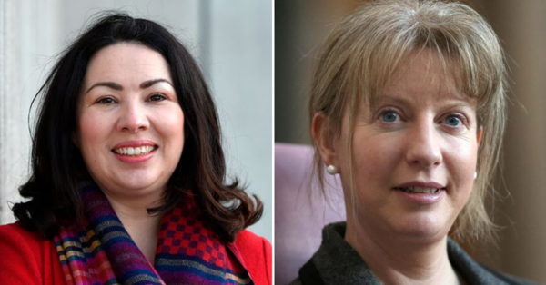 Member of Parliament, Monica Lennon (left) and Social Justice Secretary of Scotland, Shona Robison (right).