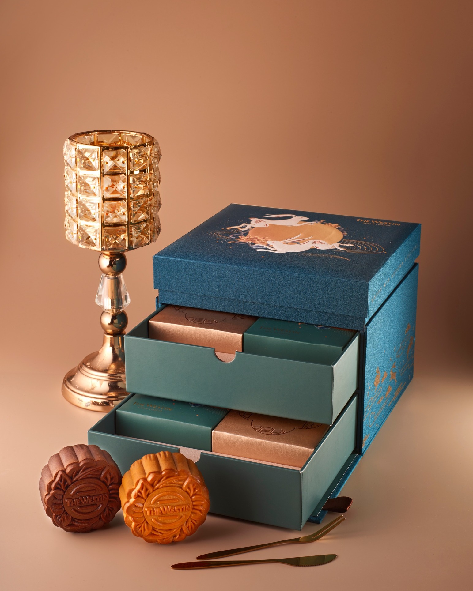 2022 New High-End Mid-Autumn Moon Cake Gift BoPcs Portable Packaging BoPcs  Empty Box 