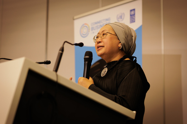 Professor Tan Sri Dr Jemilah was one of the speakers at the Humanitarian Networks and Partnerships Week conference.