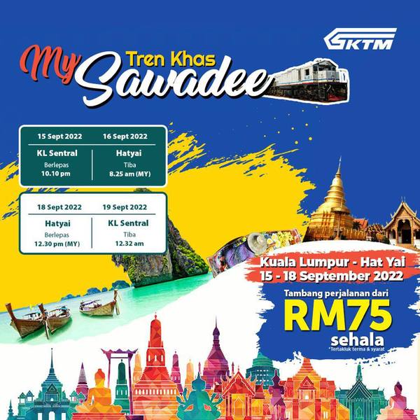 KTMB Offers Direct Train From KL To Hat Yai For Only RM75