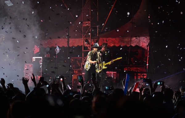 OneRepublic in Malaysia during their 2018 tour.