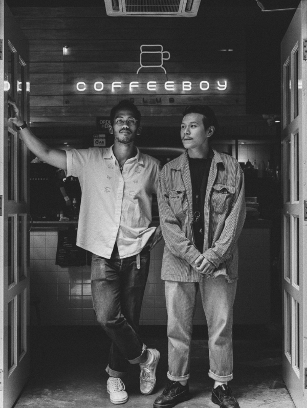 Coffeeboy Club Owners, Daniel and Bryan (left to right)