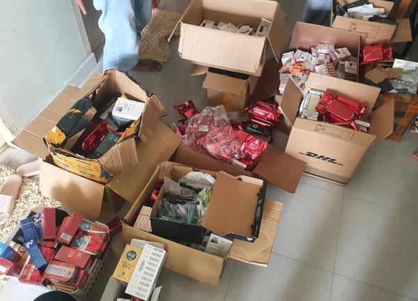 E-vaporisers and other components seized by the HSA.