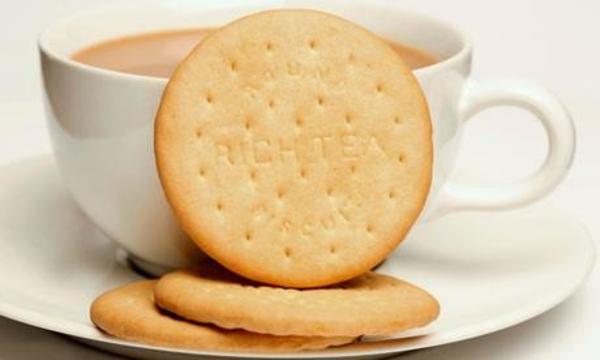 Rich tea biscuit.