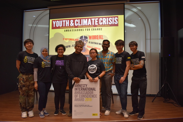 Youth & The Climate Crisis: Ambassadors For Change, in partnership with Amnesty International Malaysia.
