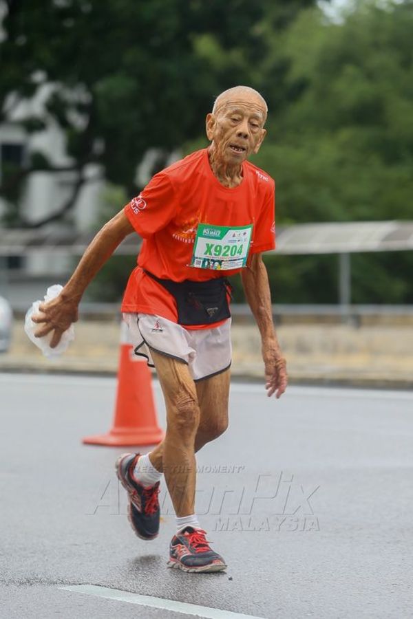 Uncle Ong at the PJ Half Marathon 2022.