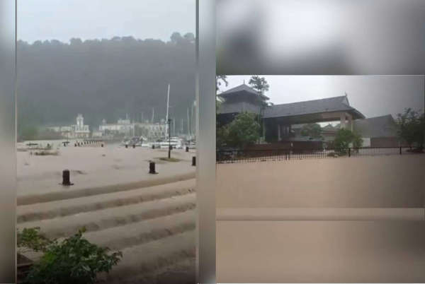 Several areas that were hit by flash floods in Langkawi yesterday.