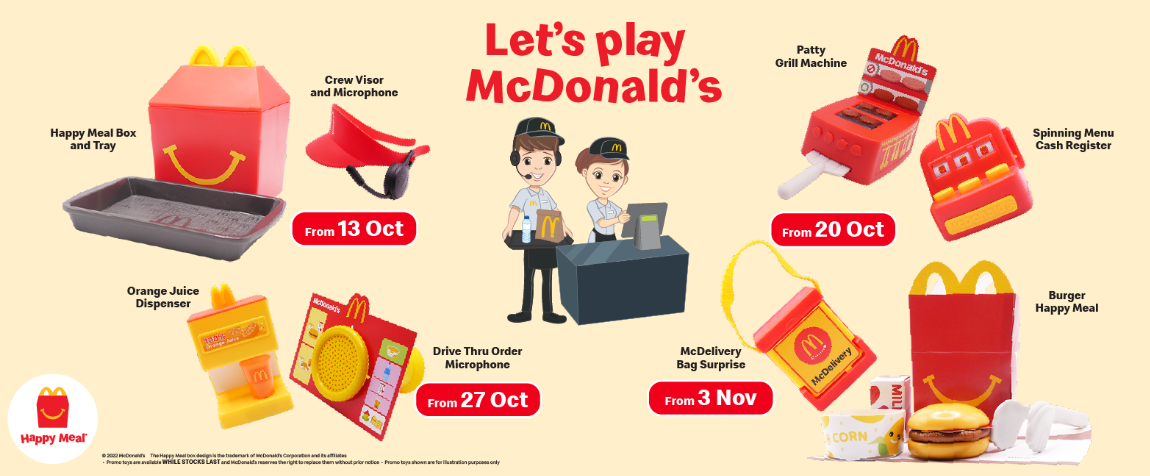 The Happy Meal Mcdonalds Playset Is Now Available In Malaysia Heres Whats In It