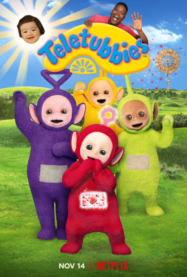 Official poster for the 2022 Teletubbies reboot.