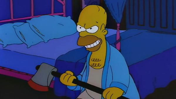 'The Amityville Horror' spoof for the first-ever episode of Treehouse of Horror (1990).