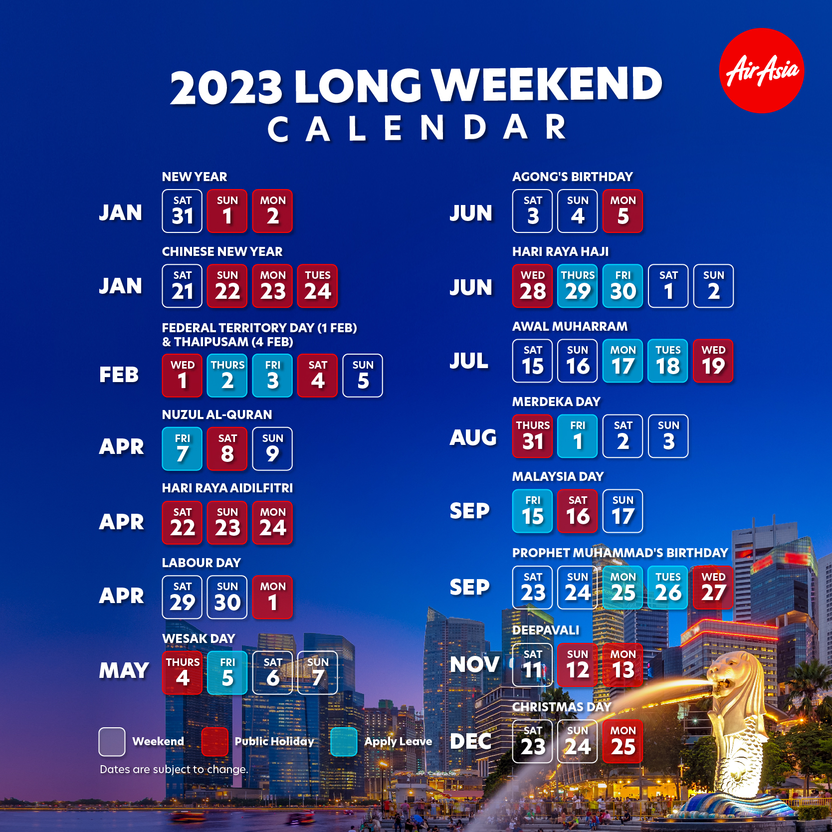 Get Your Holiday Plans Ready Early & Save On Flights With AirAsia's ...