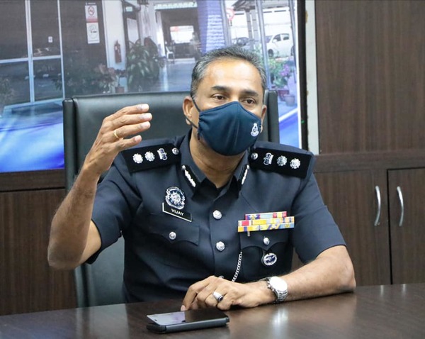 File photo of North Klang district police chief ACP Vijaya Rao.