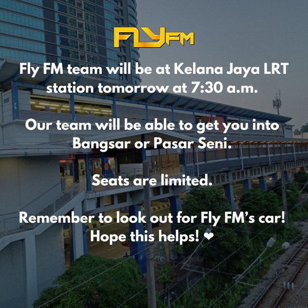 Statement released on Fly FM's Twitter page.