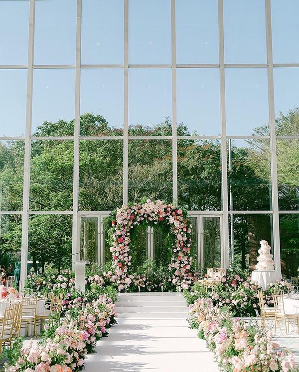 Example of a wedding setup at Sentul Pavilion.