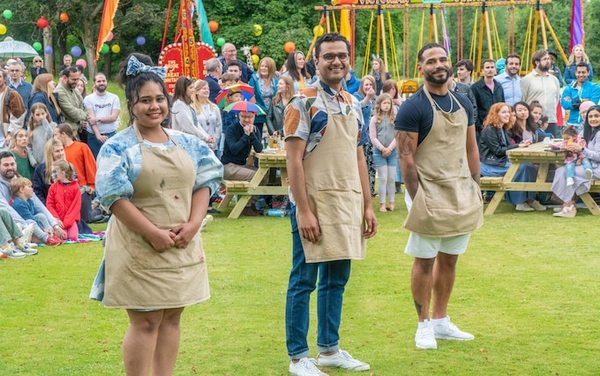 Syabira with her other co-finalists for Series 13, Abdul (middle) and Sandro (right).