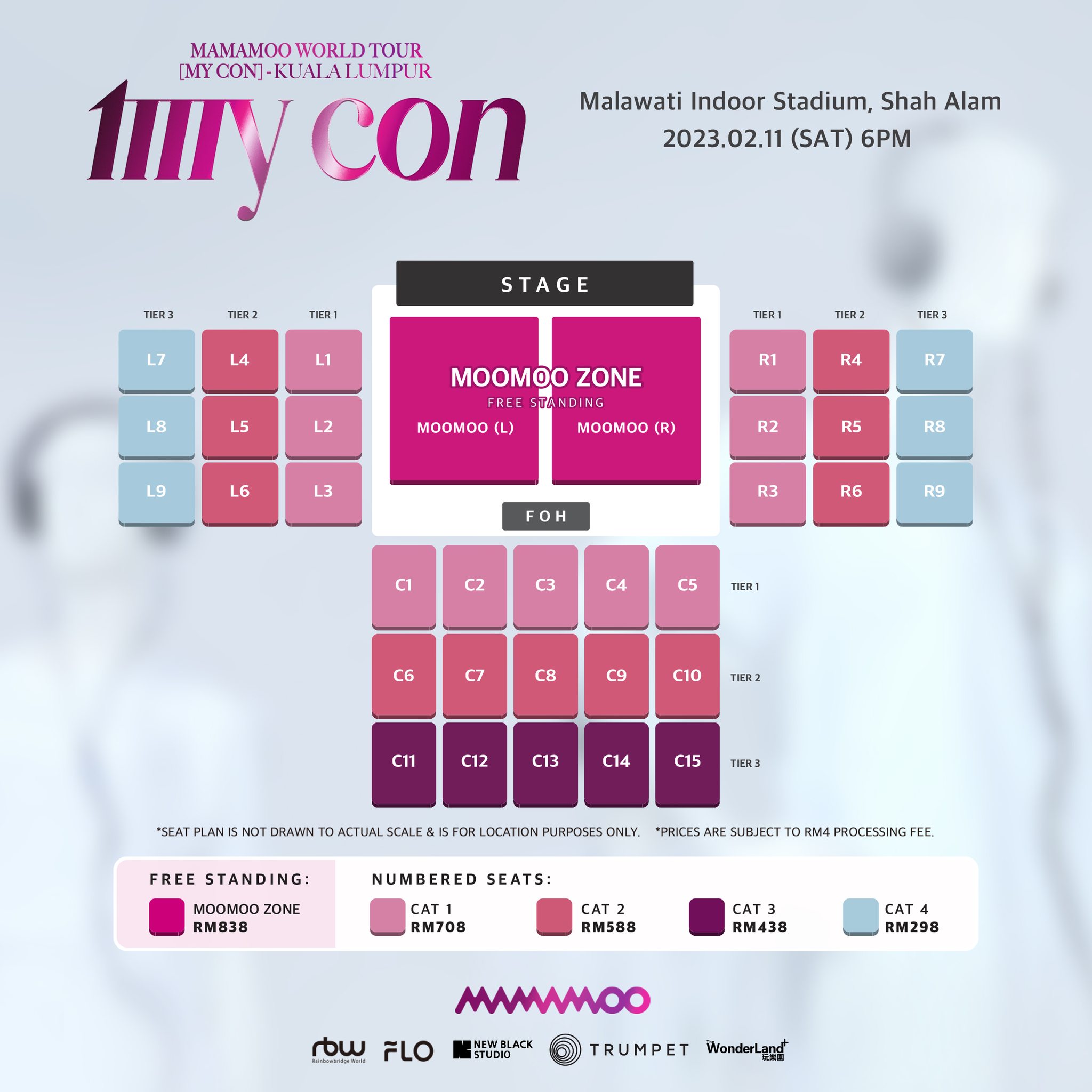MAMAMOO 'My Con' World Tour Announces Ticket Prices & Seating Plans