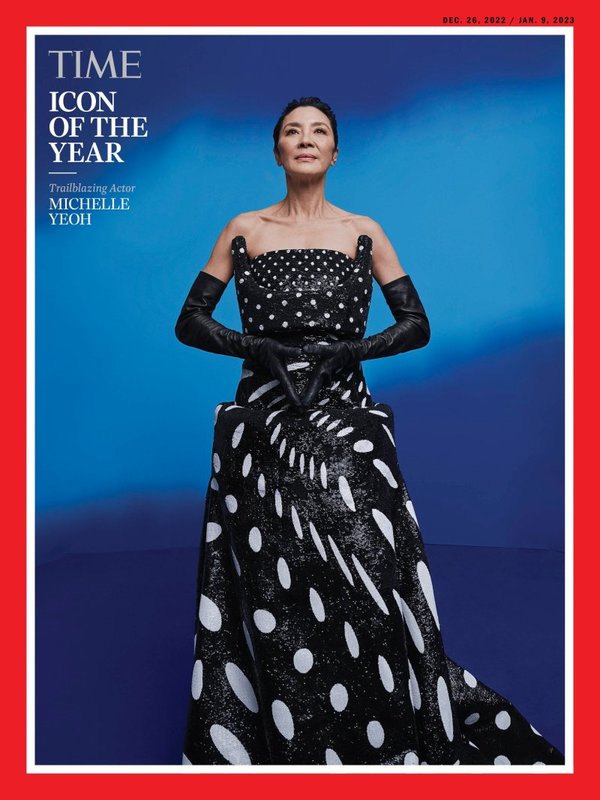 Yeoh's cover of TIME for the December 2022 issue.