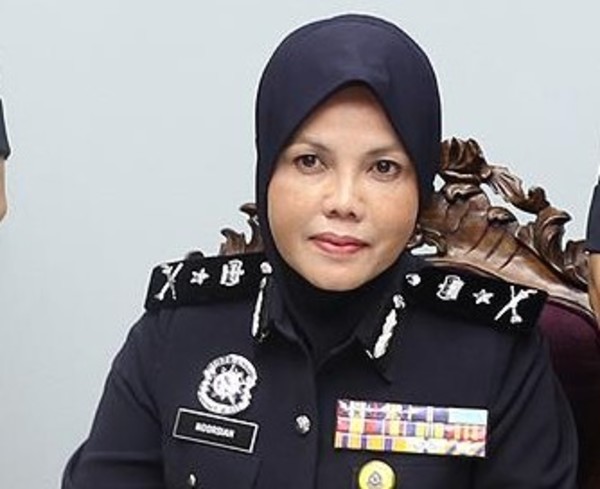 Royal Malaysia Police (PDRM) secretary Datuk Noorsiah Mohd Saaduddin﻿.