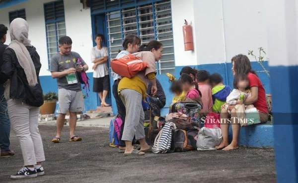 Some of the survivors of the landslide at Father’s Organic Farm campsite in Batang Kali.