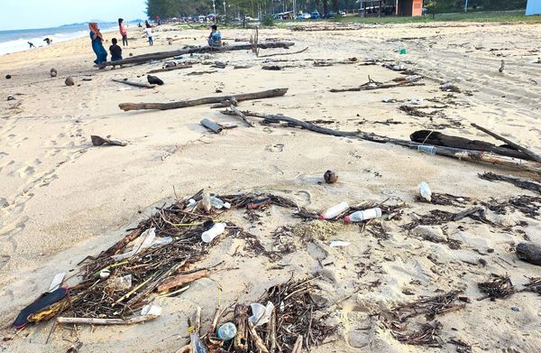 The current condition of Tok Bali Beach, Kelantan.